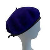 Vintage Veritable Commando Unisex Purple Adjustable Rim French Beret One Size