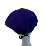 Vintage Veritable Commando Unisex Purple Adjustable Rim French Beret One Size