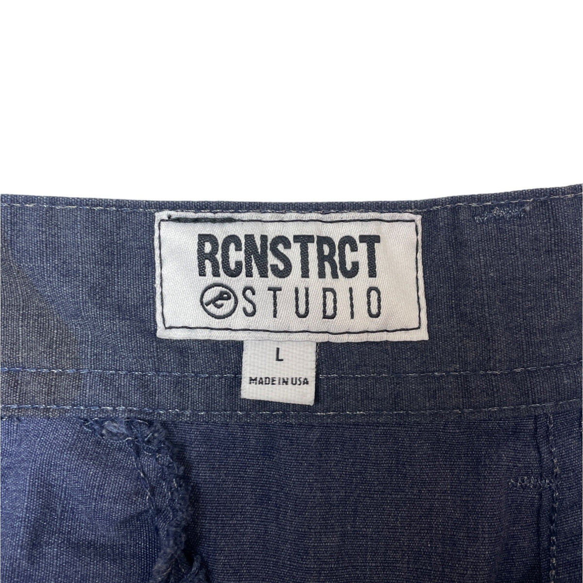 Rcnstrct Studio Men's Navy Cargo Pants Sz L