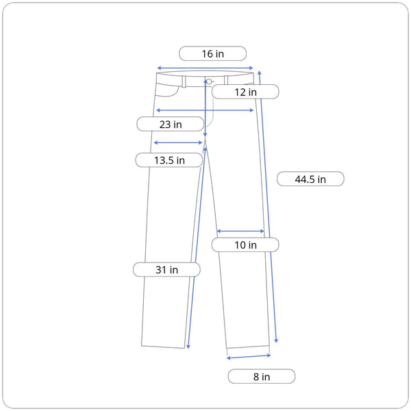 Rcnstrct Studio Men's Navy Cargo Pants Sz L