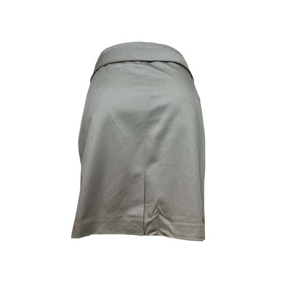 The Limited Women's Gray Pencil Skirt With Mock Floral Belt Sz 14 - New