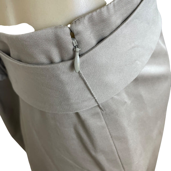 The Limited Women's Gray Pencil Skirt With Mock Floral Belt Sz 14 - New