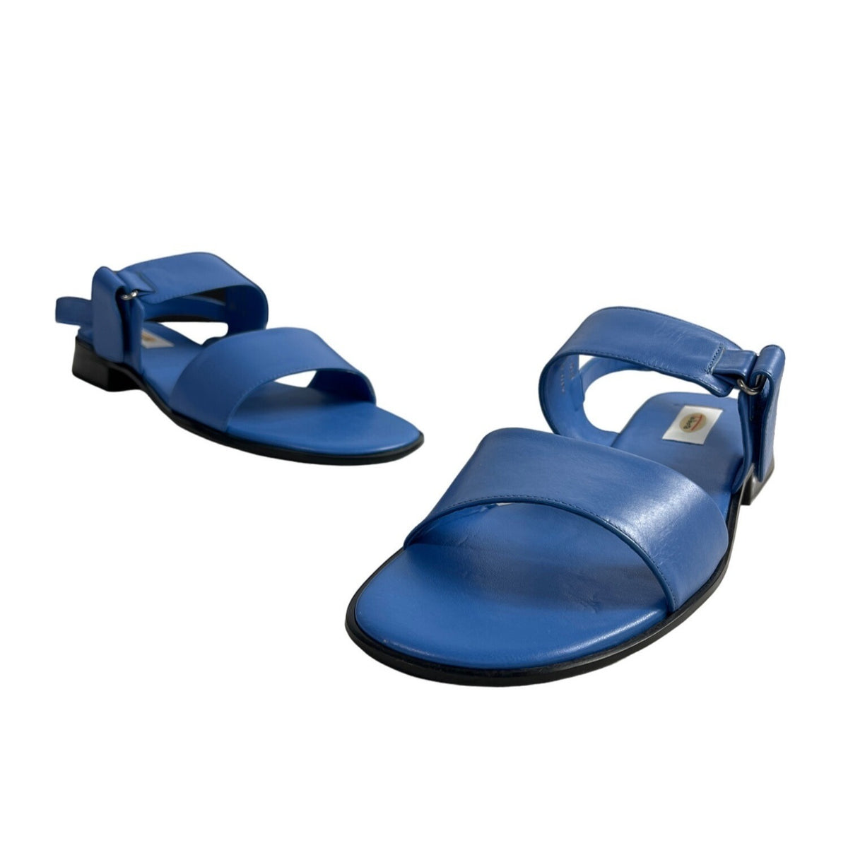 Vtg Talbots Women's Beach Blue Gazelle Sandals Sz 10M - NWB