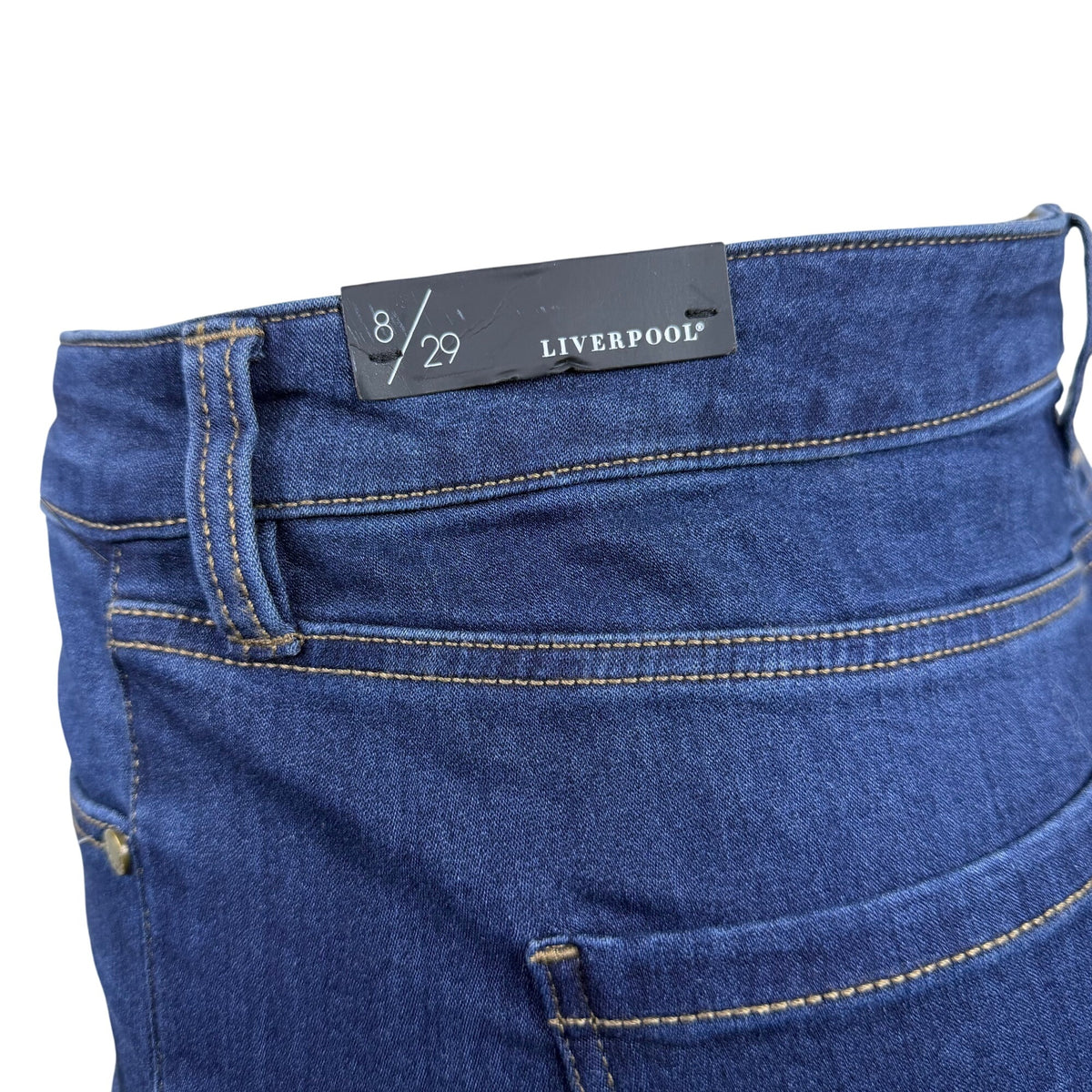 Liverpool Women’s Dark Wash Skinny Jeans Cotton & Rayon Blend Size 8/29 - New