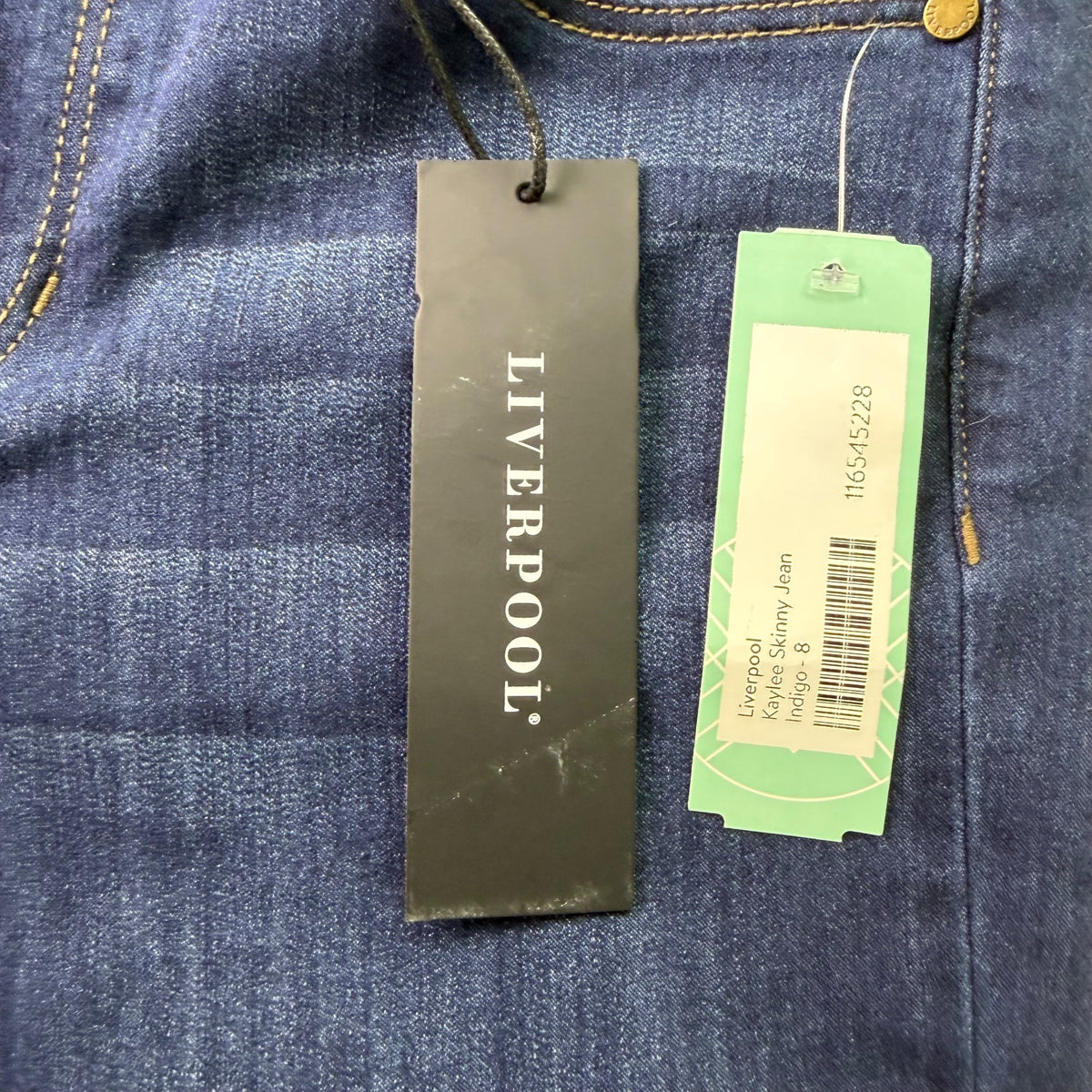 Liverpool Women’s Dark Wash Skinny Jeans Cotton & Rayon Blend Size 8/29 - New