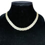 925 Sterling Silver Italian Braided Necklace PRL Stamp Women Jewelry 18" Lobster Clasp