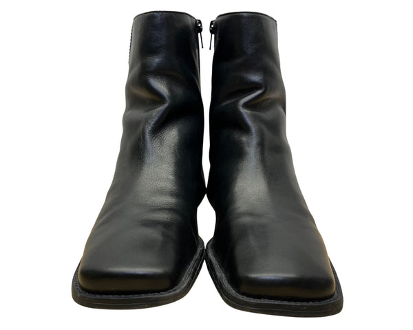 Easy Spirit Women’s Black Leather Anti-Gravity Rouget Ankle Boots Size 12M