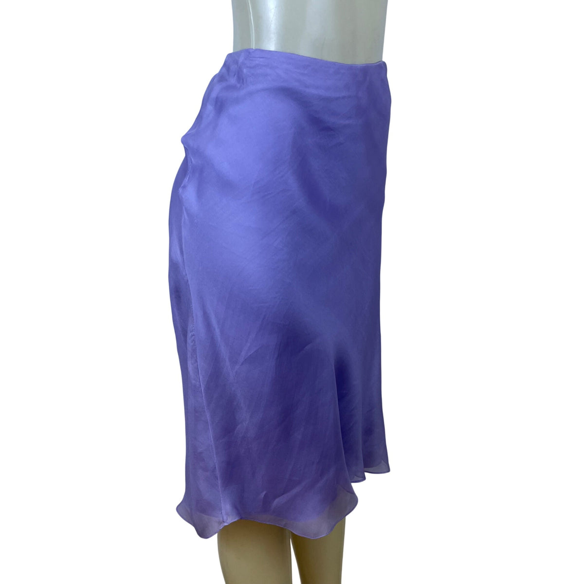 Women’s Purple SkirtLightweight Midi Flowy Hem Size 6