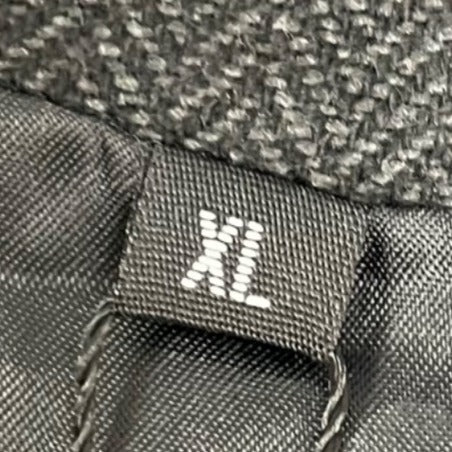 JYDress Women’s Dark Gray Herringbone Vest Button Down Sleeveless Size XL