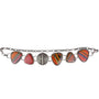 Handcrafted Womens Multicolor Alloy Belt & Adjustable Chain