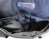 Nautica Diver Black Nylon With Adjustable Strap & Zipper Pocket Crossbody Bag
