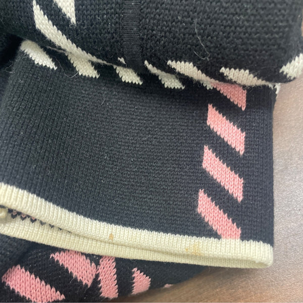 Talbots Women's Black & Pink Plaid Cardigan Sweater Size MP Button Front