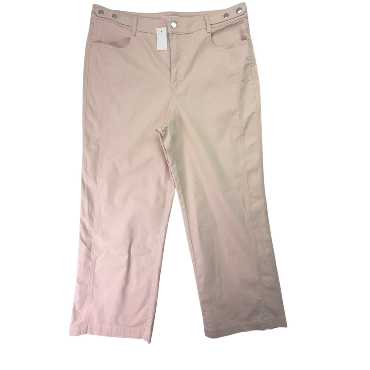 Loft Women’s Pink Cotton/Spandex Straight-Leg Jeans Size 14 - New