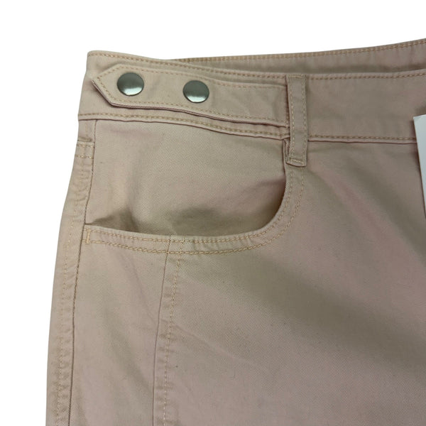 Loft Women’s Pink Cotton/Spandex Straight-Leg Jeans Size 14 - New