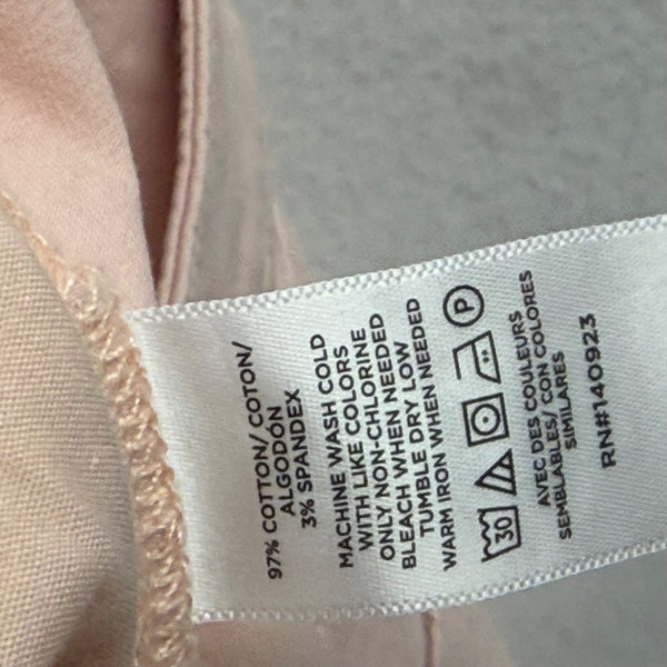 Loft Women’s Pink Cotton/Spandex Straight-Leg Jeans Size 14 - New