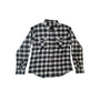 Men's Brown Plaid Button Up Long Sleeve Shirt Sz XXL