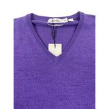 Calvin Klein Men’s Purple V-Neck Sweater Pullover Long Sleeve Size XL - New