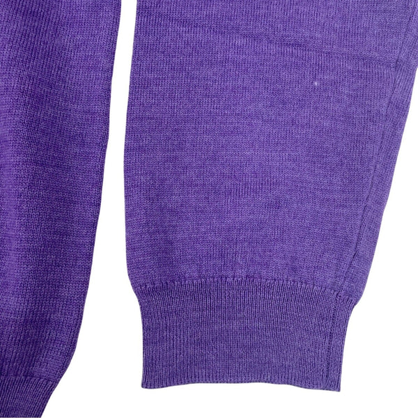 Calvin Klein Men’s Purple V-Neck Sweater Pullover Long Sleeve Size XL - New