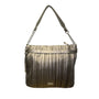 Jessica Simpson Women’s Platinum Metallic Pleated Chain-Strap Becca Handbag