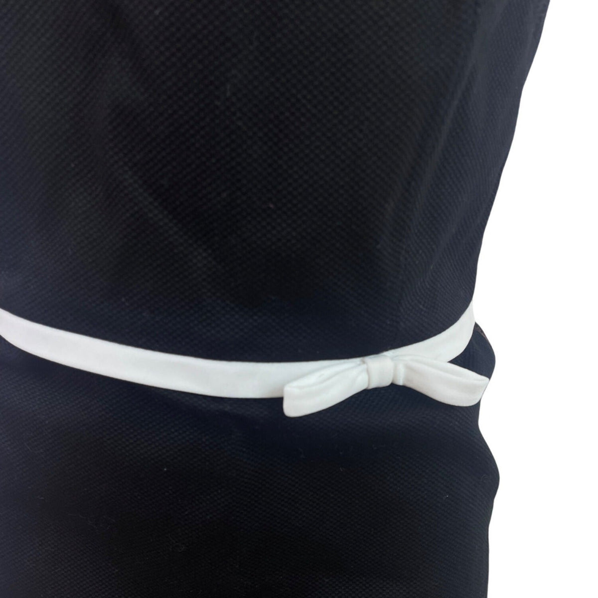 Laundry By Shelli Segal Black & White Sleeveless Dress W/ Bow Accent Sz 8P