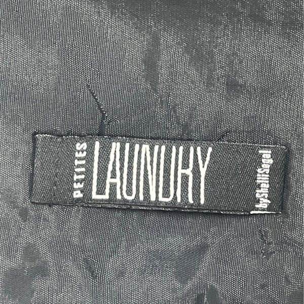 Laundry By Shelli Segal Black & White Sleeveless Dress W/ Bow Accent Sz 8P