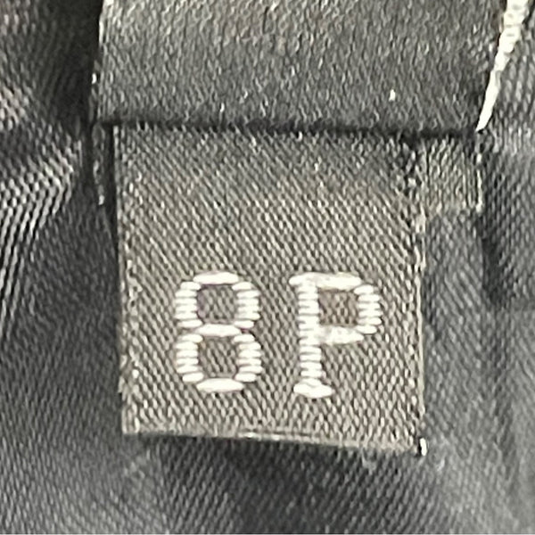 Laundry By Shelli Segal Black & White Sleeveless Dress W/ Bow Accent Sz 8P