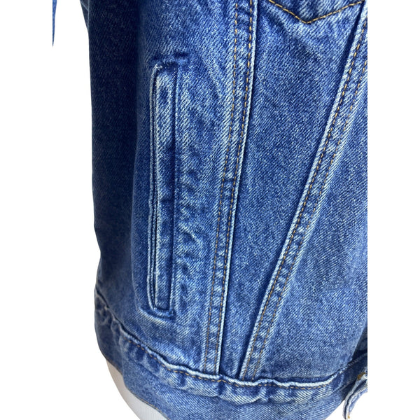 International Denim Vintage Mickeys Toontown Disneyland Denim Jacket Unisex M