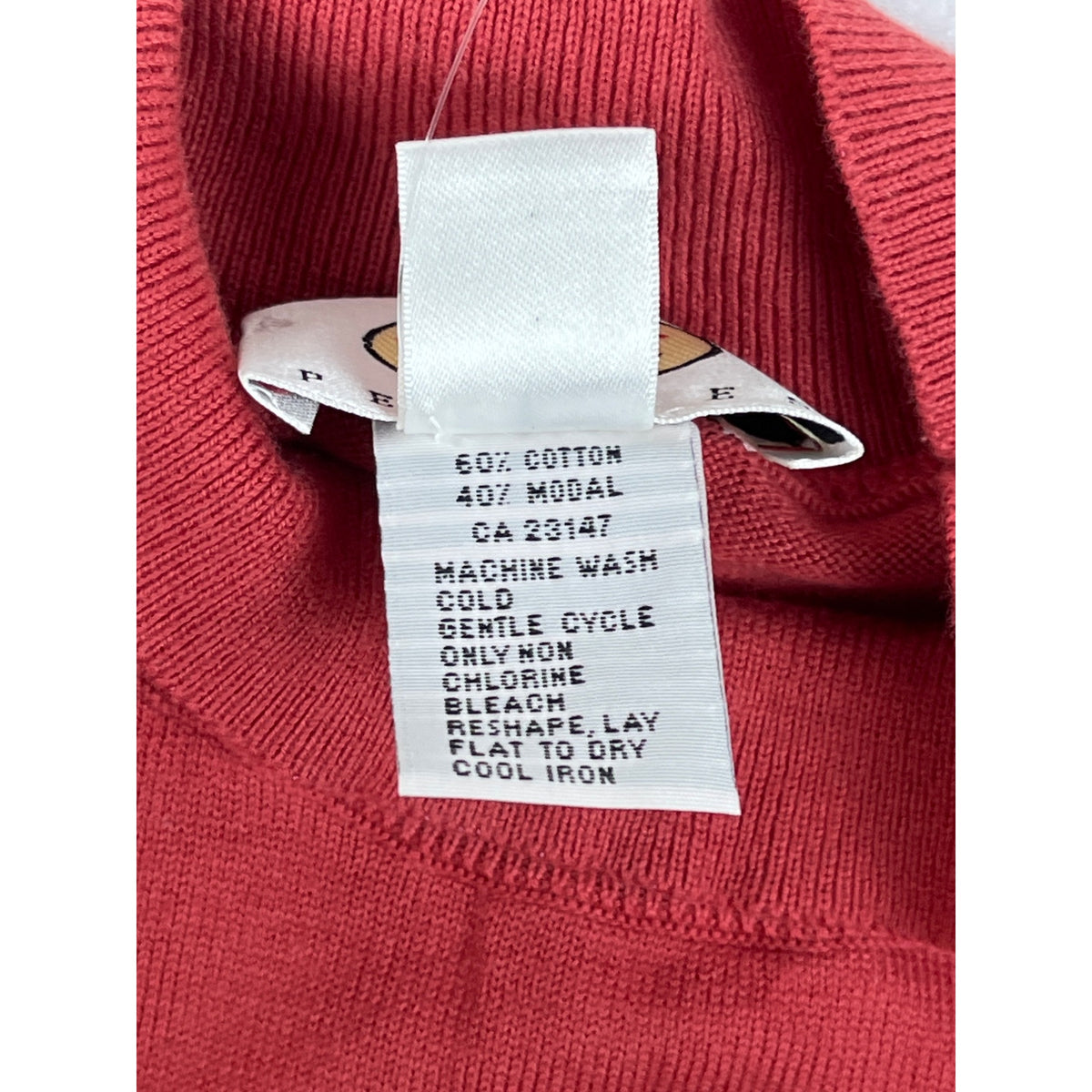 Vintage Talbots Women's Petites Long High Neck Red Pullover Sweater Size S - New