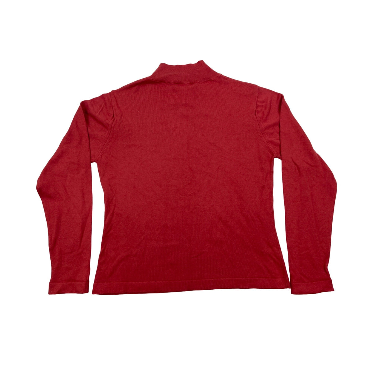 Vintage Talbots Women's Petites Long High Neck Red Pullover Sweater Size S - New