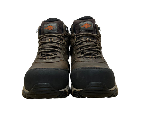 Merrell Men’s Brown Waterproof Leather Slip-Resistant Work Boots Size 10.5 W