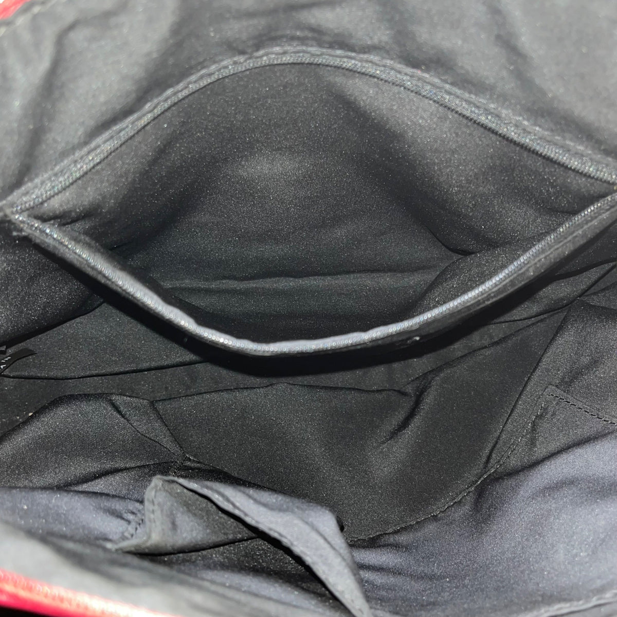 Wilsons Leather Women’s Red Burgundy Faux Leather Chain Strap Shoulder Bag