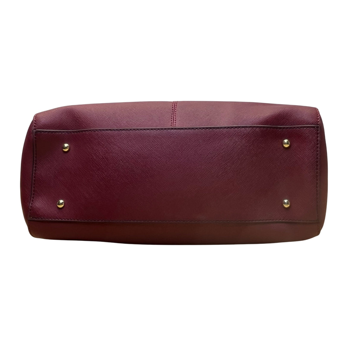 Wilsons Leather Women’s Red Burgundy Faux Leather Chain Strap Shoulder Bag