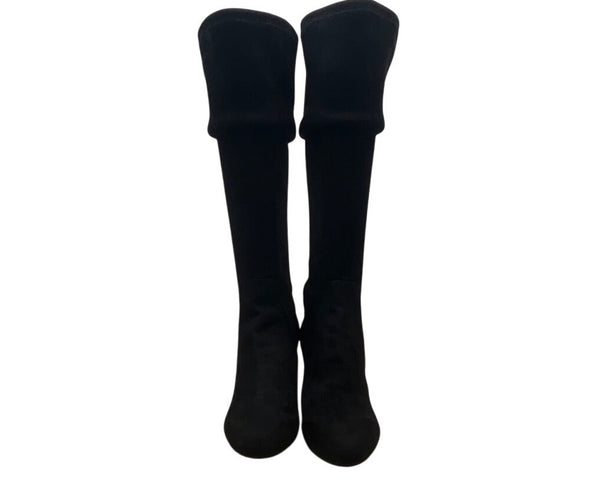 Steve Madden Women's Black Isaac Over-The-Knee Block Heeled Boots Size 10M