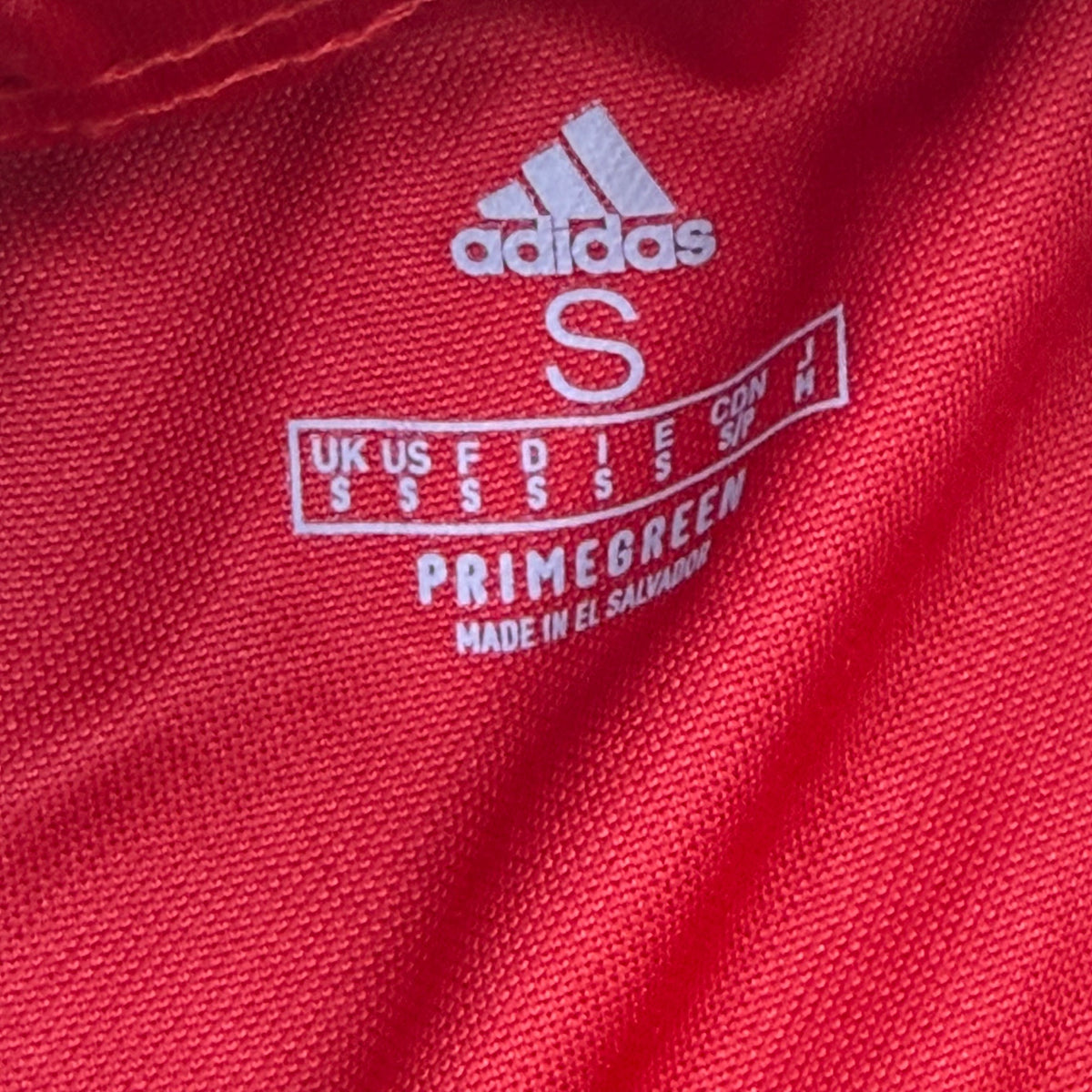 Adidas Mens Red Polyester Tapered Athletic Pants Aeroready Slim Fit Size S - New