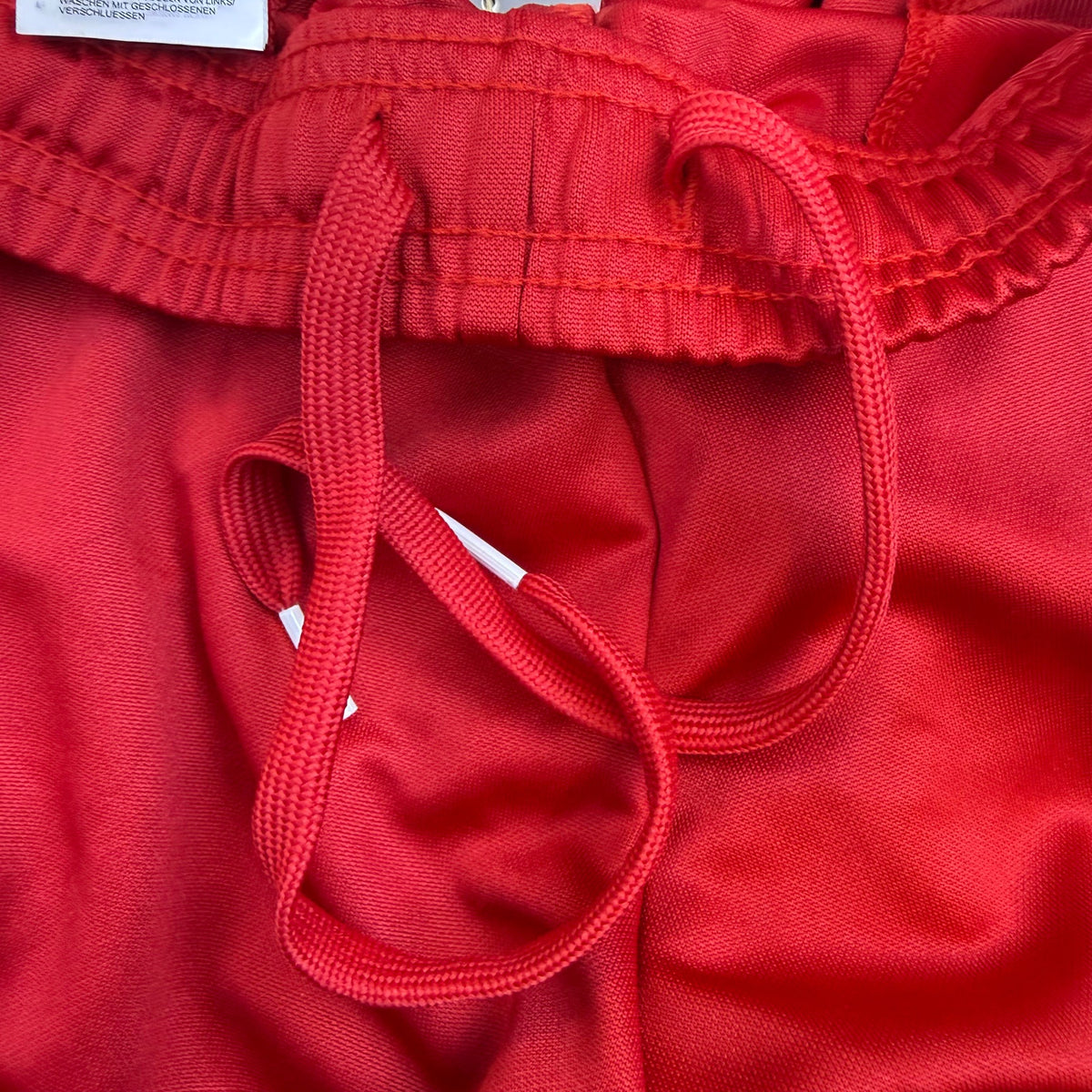 Adidas Mens Red Polyester Tapered Athletic Pants Aeroready Slim Fit Size S - New