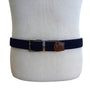 Tommy Bahama Reversible Navy & Tan Woven Belt With Leather Trim SM/MD (32-36)