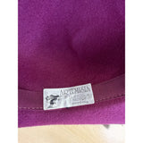 Vintage Artemisia Wool Felt Hat With Feather Trim & Ribbon Made In USA High Fashion Millinery