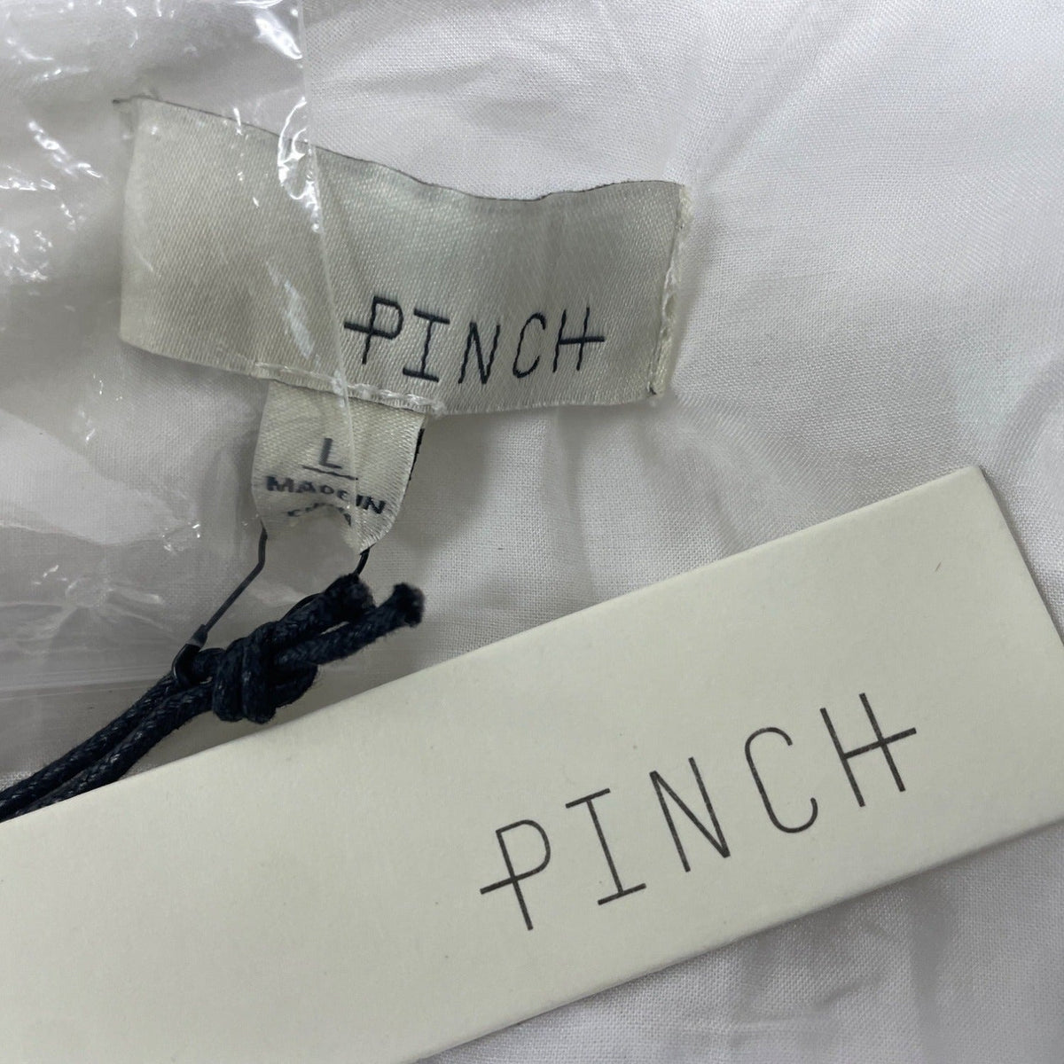 Pinch White Embroidered Eyelet Ruffle Tank Top Size L - New