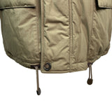London Fog Olive Green Nordic Faux Fur Button Details Hooded Winter Coat Sz M - New