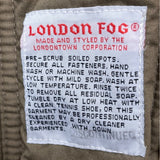 London Fog Olive Green Nordic Faux Fur Button Details Hooded Winter Coat Sz M - New