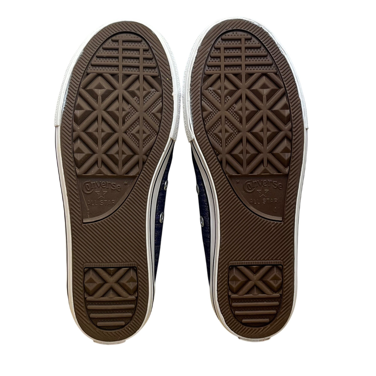 Converse All Star Girl’s Purple Sparkle Low Top Lace Up Oxford Sneakers Size 4