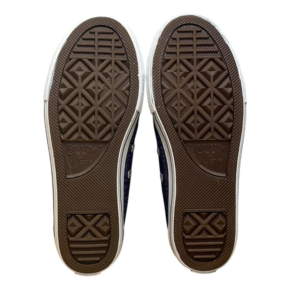 Converse All Star Girl’s Purple Sparkle Low Top Lace Up Oxford Sneakers Size 4