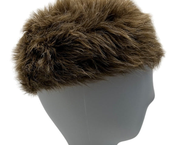 Vintage Unbranded Women's Brown Raccoon Fur Coontail Hat