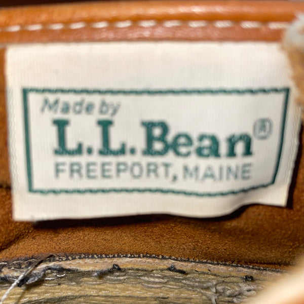 L.L. Bean Mens Brown Rubber Lace-Up Water Resistant Leather Duck Boots Size 8
