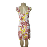 Floral Smocked Sleeveless Sundress With Ruffle Straps Soma Size S - New