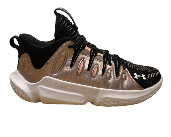 Under Armour Women’s Black & Rose Gold Flow Breakthru 4 Basketball Shoes Sz 8.5
