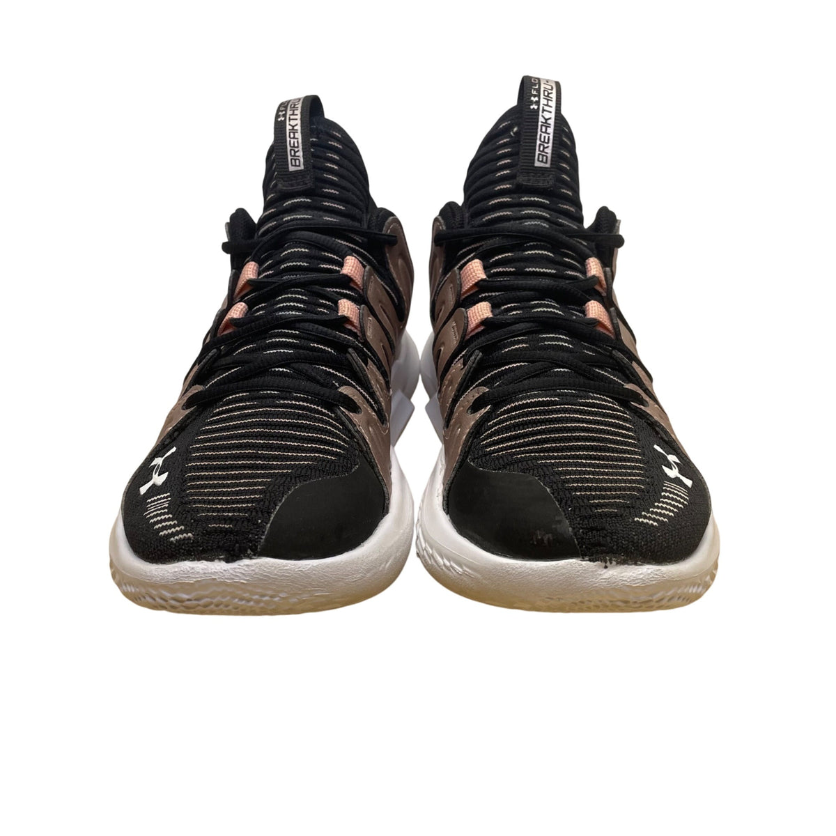 Under Armour Women’s Black & Rose Gold Flow Breakthru 4 Basketball Shoes Sz 8.5