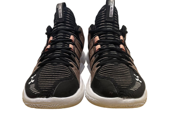 Under Armour Women’s Black & Rose Gold Flow Breakthru 4 Basketball Shoes Sz 8.5