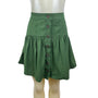 Banana Republic Women's Green Tortoise Buttoned A-Line Skirt With Sz S