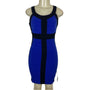 Cache Women's Black & Royal Blue Sleeveless Bodycon Dress Size 2 - New